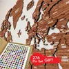 Holz-Weltkarte Wandkunst – 3D Holz Pinnwandkarte, Produktbild-Vorschau 7