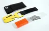 Tauchermesser orange/gelb, 9,3x3,6x0,8cm, schneidet 8mm Produktbild-Vorschau 5