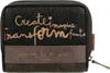 A close-up studio shot of a black wallet with gold lettering. Anteprima dell’immagine prodotto