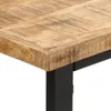 vidaXL Esstisch 110x55x75 cm Massivholz Mango Produktbild-Vorschau 4