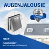 Außenhaube mit Rückstauklappe 125erR Edelstahl für Produktbild-Vorschau 4