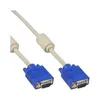 InLine S-VGA Kabel, 15pol HD Stecker / Stecker, beige, 10m, Produktbild-Vorschau 3