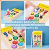 Zabawka sensoryczna Montessori z drewna – Panel Busy Board Podgląd zdjęcia produktu 8