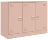 vidaXL Príborník ružový 99x39x73 cm Oceľ Náhľad obrázku produktu 2