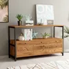 Skye Decor, Nero v2 - sosna atlantycka, czarny, szafka do Podgląd zdjęcia produktu 2