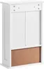 BELIANI Zrcadlová koupelnová skříňka bílá MDF 34 x 53 cm Náhled obrázku produktu 8