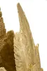 Mauro Ferretti Vase Federn 32x34x80 cm goldfarben Produktbild-Vorschau 4