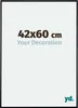 A graphic displaying product dimensions and a tagline. Produktbild-Vorschau