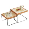 2er Set Couchtisch Beistelltisch 56 x 41 cm & 50 x 34 cm Produktbild-Vorschau 2