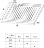 doporro Piatto Doccia Antiscivolo con Piletta 90x90x4cm, Anteprima dell’immagine prodotto 7