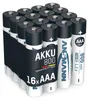 ANSMANN Akku Micro AAA 800 mAh 1,2V Ni-MH, 16 Stück Produktbild-Vorschau 1
