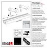 Binario per tende su misura 1-tenda nero - Serie quadrata - Anteprima dell’immagine prodotto 6