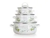 Set di stoviglie smaltate OLIVES, 6 pezzi Anteprima dell’immagine prodotto 2