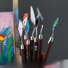 Kunstpaletmes set, 7-delig, met houten handgreep en Productafbeelding-voorbeeld 4