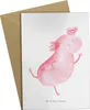Mr. & Mrs. Panda Glückwunschkarte Axolotl Tanzen - Weiß - Produktbild-Vorschau 1