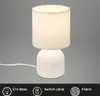 Nočná lampa E14 látkové tienidlo stolová lampa káblový Náhľad obrázku produktu 7