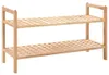 vidaXL Schuhregal Walnussholz Massiv 69x26x40 cm Produktbild-Vorschau 7