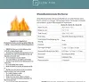 GLOW FIRE Ethanol Kamin 'Göteborg' | Ethanolofen in weiß Produktbild-Vorschau 12