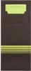 PAPSTAR Servietten-Tasche "Stripes" schwarz / limone Produktbild-Vorschau 6