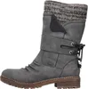 Rieker Stiefel - Grau Synthetik Größe: 40 Normal Produktbild-Vorschau 3