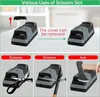 5 in 1 Electric Knife Sharpener - 3 Rotation Speeds, Grey Produktbild-Vorschau 5