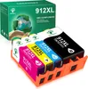 A box of GREENSKY 912XL printer ink cartridges is shown with the cartridges arranged in an orange holder. Produktbild-Vorschau