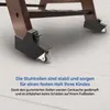 Rollen Räder passend für Hauck Hochstuhl Alpha Plus Baby Produktbild-Vorschau 4