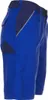 A close-up side view of blue work shorts. Produktbild-Vorschau