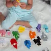 Montessori-Holzspielzeug "Peg Dolls with Beds and Hats Produktbild-Vorschau 4
