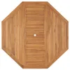 vidaXL Gartentisch 150x150x75 cm Teakholz Massiv Produktbild-Vorschau 3