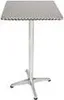Bistro Table haute Réglable en hauteur Aluminium 60x60cm Voir les images du produit 4