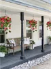 Umělá závěsná pelargonie 70 cm se závěsným košem středně Náhled obrázku produktu 3