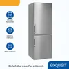 Exquisit Kühl-Gefrierkombination KGC233-60-HE-040D inoxlook Produktbild-Vorschau 3