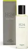 A bottle of Hermès H24 Eau de Parfum and its packaging are displayed side-by-side against a white background. Anteprima dell’immagine prodotto