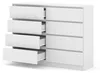Commode MAJA S8 140 cm Blanc Mat Buffet Highboard Voir les images du produit 8