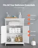 VEVOR Badezimmerschrank Badschrank 3-stufig aus Holz mit 2 Produktbild-Vorschau 2