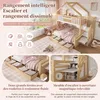 Etagenbett 90x200 & 140x200 cm mit Giebeldach, Produktbild-Vorschau 17