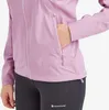 Damen Hardshelljacke "WOMEN"S MINIMUS LITE JACKET" von Montane in lila; mit Reißverschluss und Seitentasche. Produktbild-Vorschau