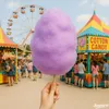 Zuckerwatte Zucker mit Geschmack Traube Lila farbiger Produktbild-Vorschau 4