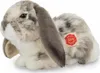 Królik baran leżący szaro-biały 30 cm Podgląd zdjęcia produktu 1
