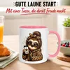 Tasse Faultier – „Leoparden Style“ – lustiger Geschenk Produktbild-Vorschau 3