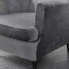 2-dílný kryt křídla židle, křídlo židle Velvet Slipcovers Náhled obrázku produktu 6