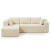 Sofa narożne BEALIFE, 250x136x40 cm, obita tkaniną typu Podgląd zdjęcia produktu 1