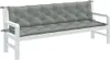 Gartenbank-Auflagen 2 Stk. Melange Hellgrau 200x50x7 cm Produktbild-Vorschau 2
