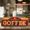 Insegna in metallo FOREVER Light RETRO LED Fresh Brewed Anteprima dell’immagine prodotto 3