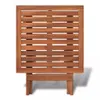 vidaXL Tavolo da bistrot 46x46x47 cm in legno massiccio di Anteprima dell’immagine prodotto 12