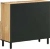 vidaXL Mobile laterale 80x33x75 cm in legno massiccio di Anteprima dell’immagine prodotto 7