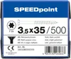ABC SPEEDpoint Senkkopf T15 Teilgewinde Schabenut A2J Produktbild-Vorschau 1