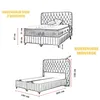 Moln Boxspringbett Fluffy Bett Set mit Matratze inkl. Produktbild-Vorschau 2