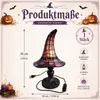 Gothic Tischlampe Hexenhut, dekoratives Nachtlicht aus Produktbild-Vorschau 2